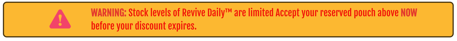 Revive Daily - WARNING